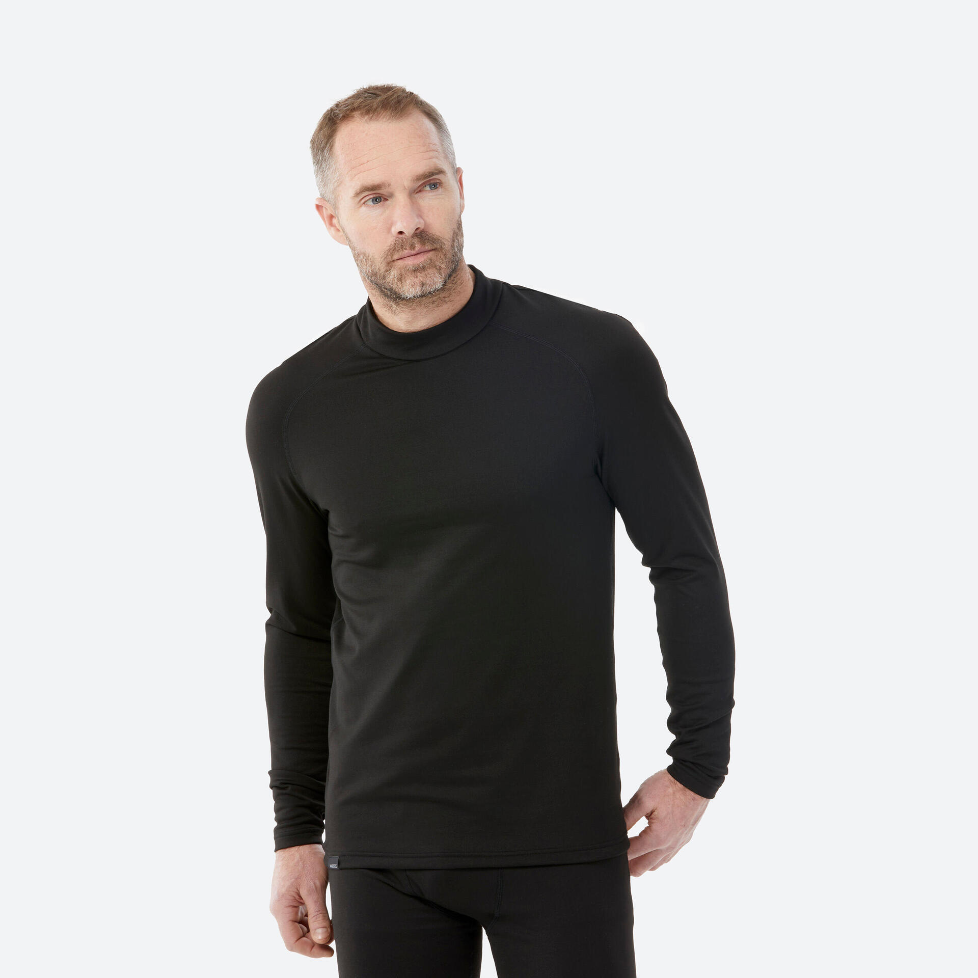 Men's Winter Thermal Base Layer Top 500 Black