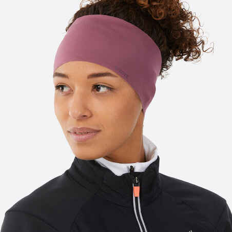 ADULT CROSS-COUNTRY SKI HEADBAND - 500 - PURPLE