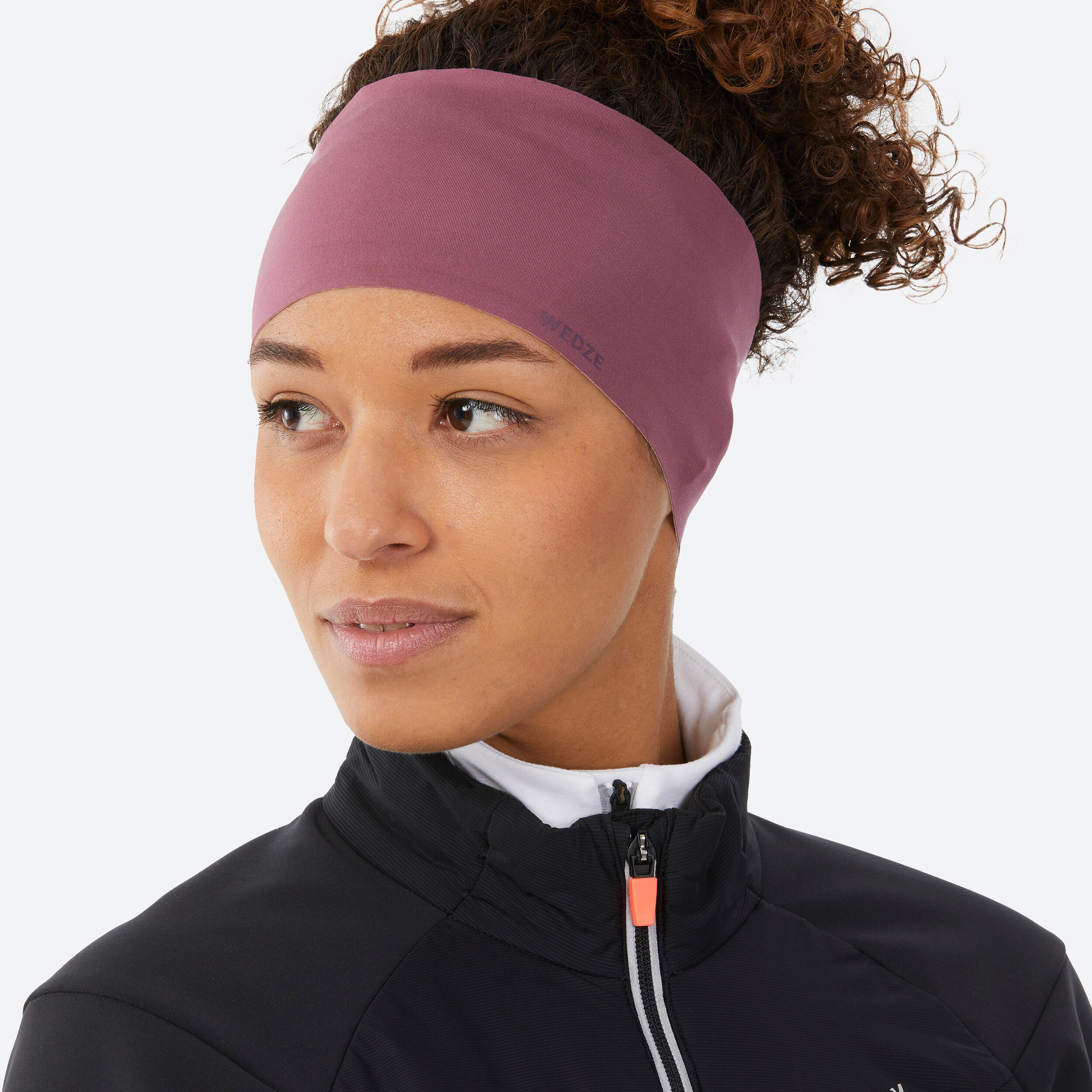 ADULT CROSS-COUNTRY SKI HEADBAND - 500 - PURPLE 5/6