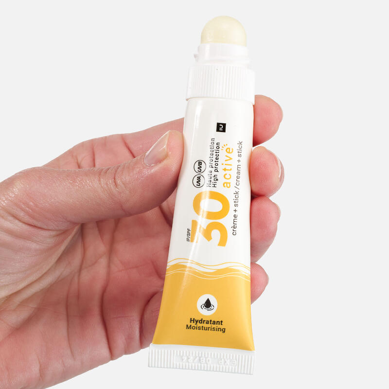 Zonnebrandcrème 2-in-1 voor gezicht en lippen SPF 30
