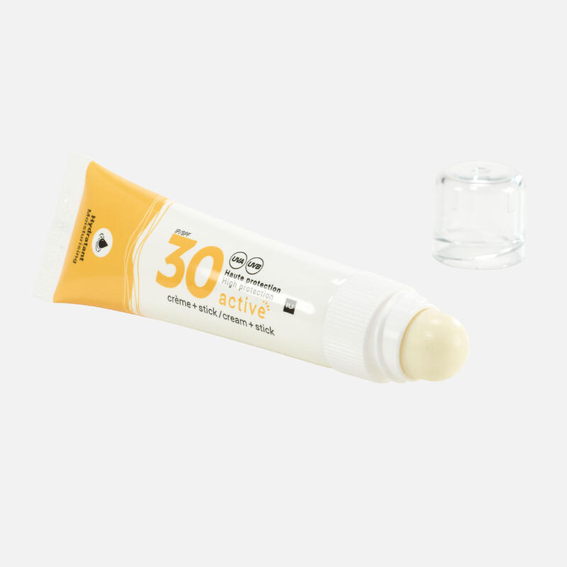 Cremă solară 2 în 1 Față și buze SPF 30