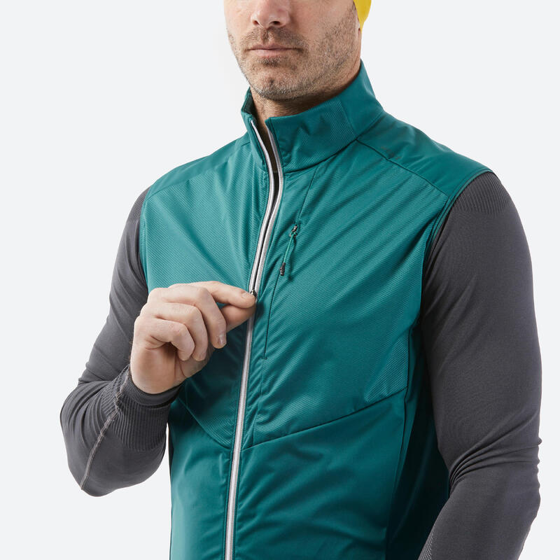 GILET DE SKI DE FOND 500 HOMME - VERT