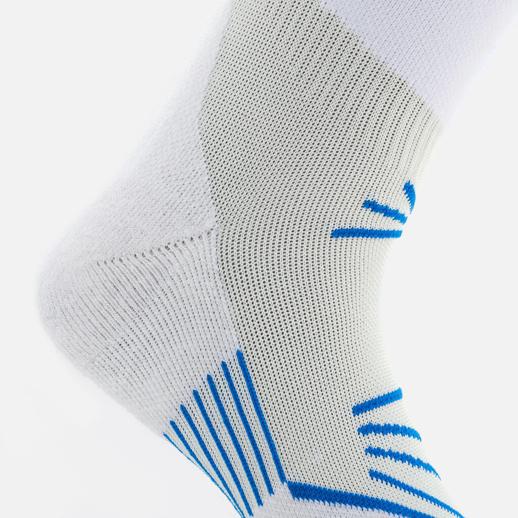 ADULT SKI AND SNOWBOARD SOCKS - 500 - WHITE