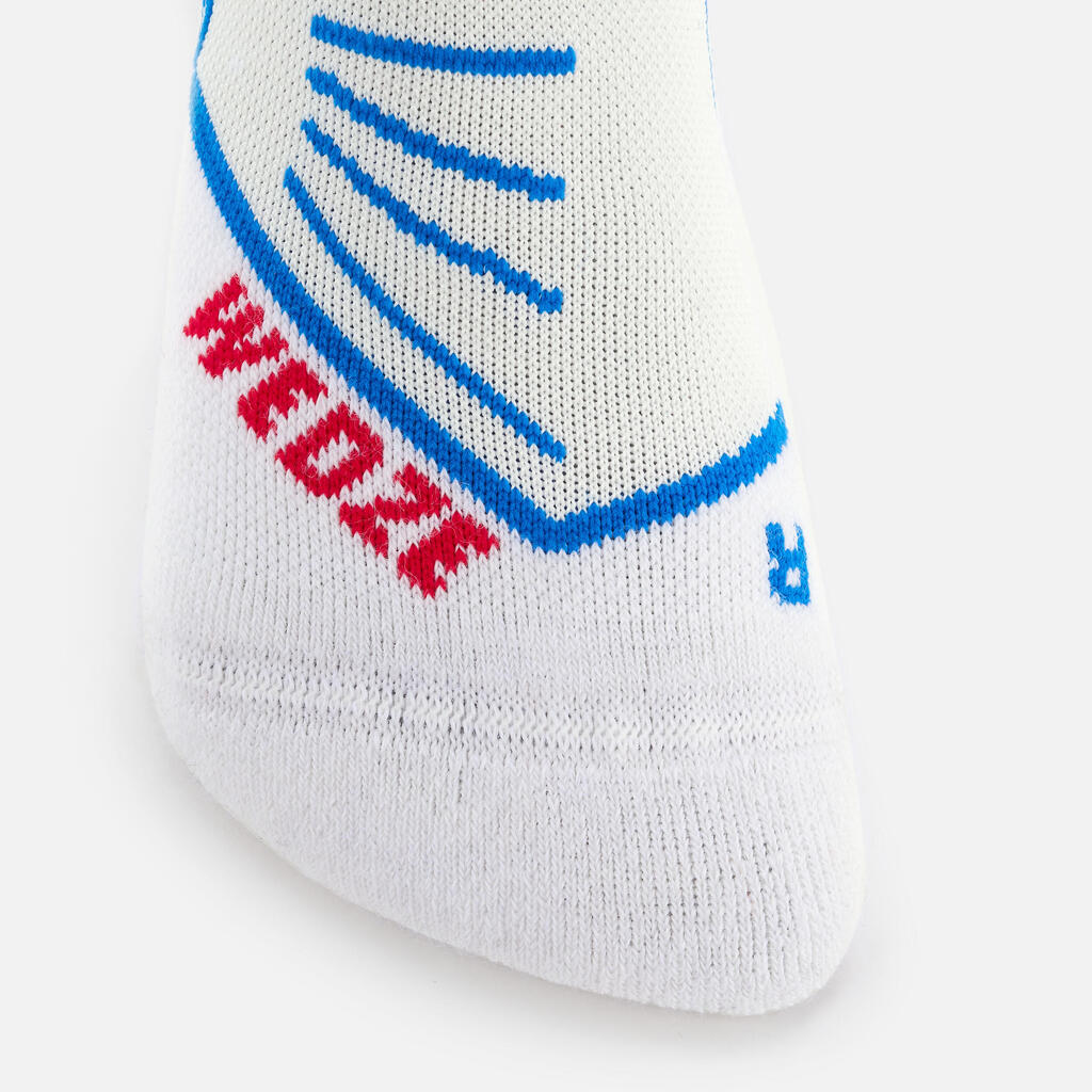 ADULT SKI AND SNOWBOARD SOCKS - 500 - WHITE