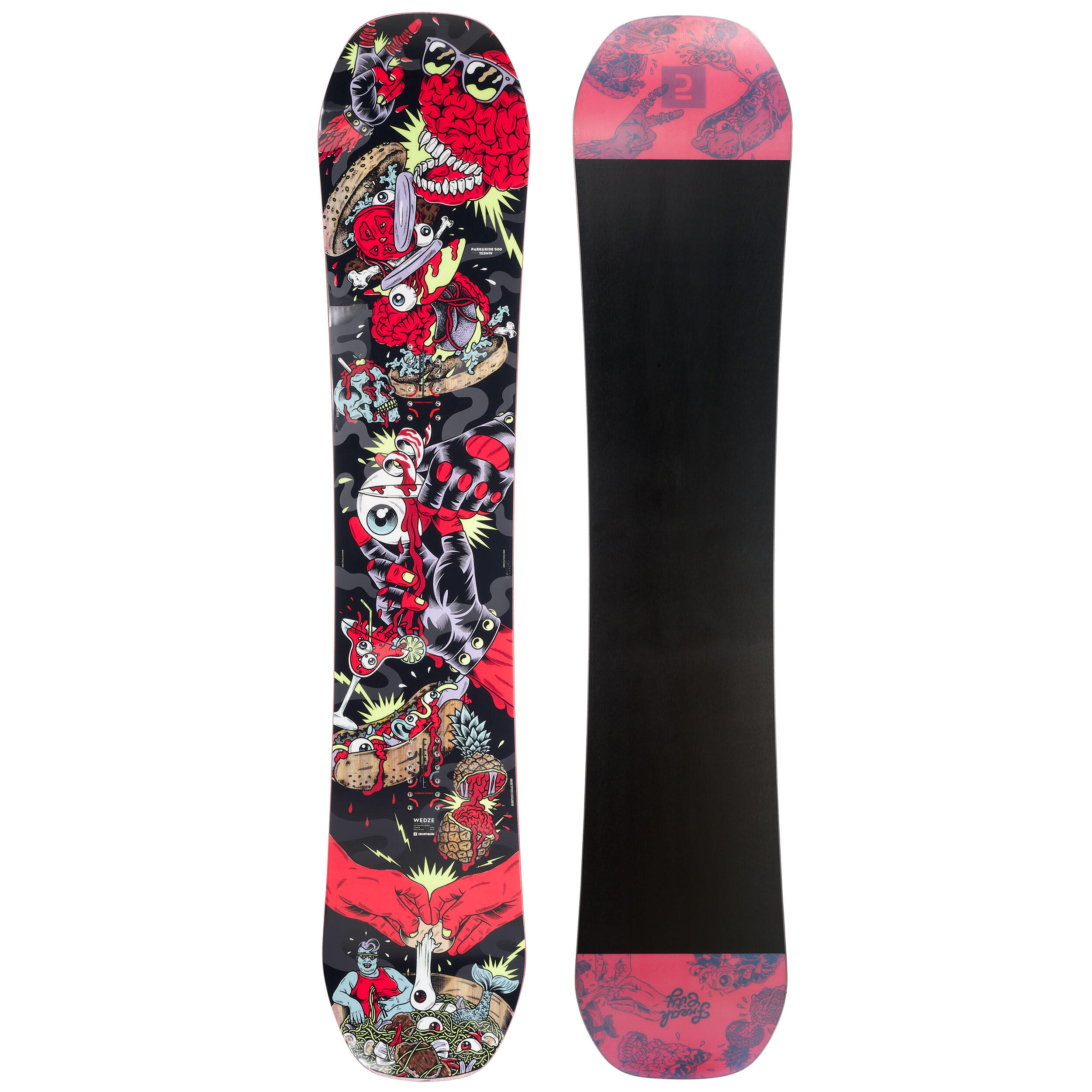 Unisex All-Mountain & Freestyle Snowboard - Park & Ride