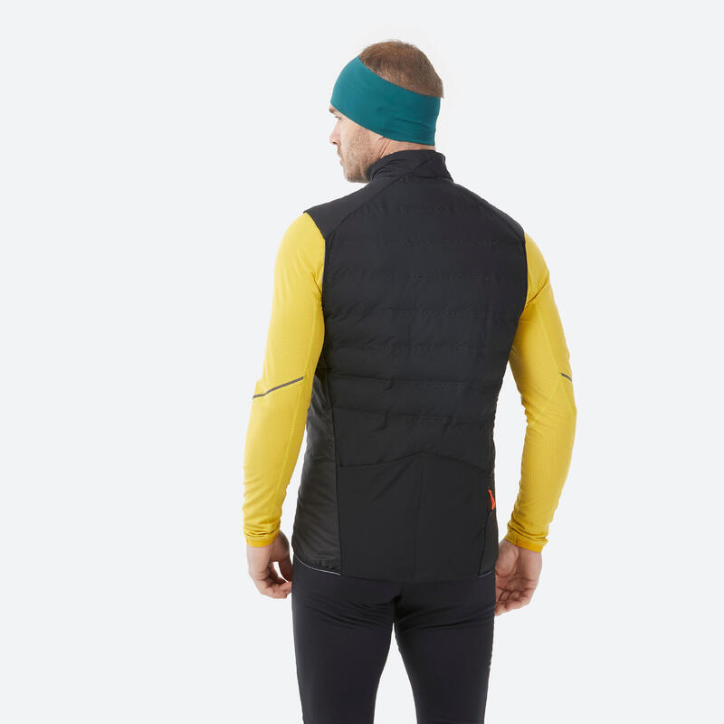 Bodywarmer voor langlaufen heren XC S VEST 100 zwart