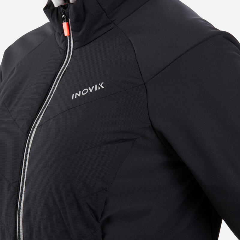 WOMEN'S CrossCountry Skiing Jacket XC S Jacket 550 Black INOVIK