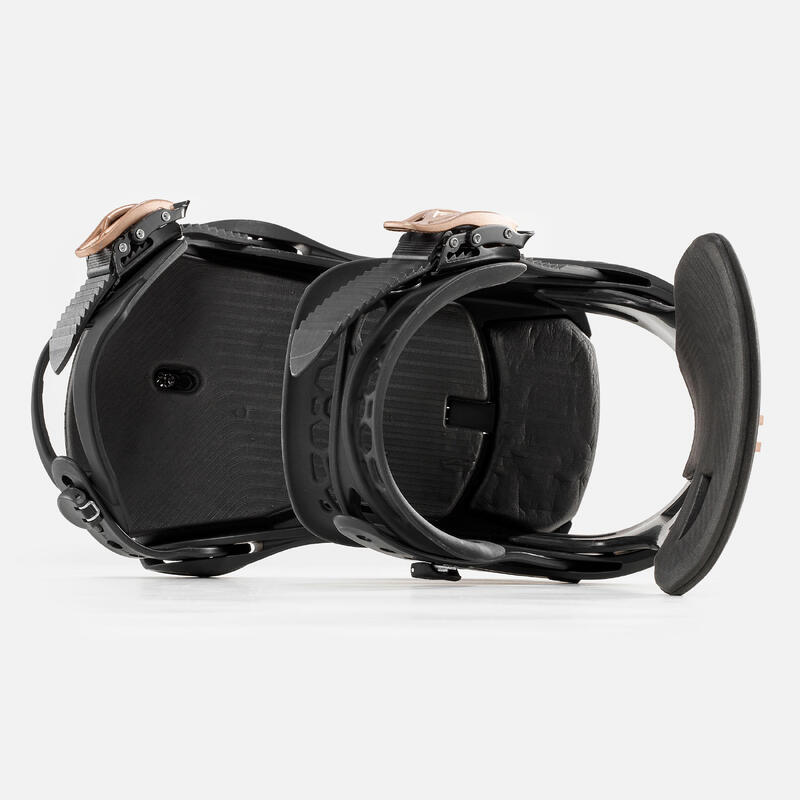 Yetişkin Snowboard All Mountain/Freestyle Bağlamaları - Siyah - SNB 500