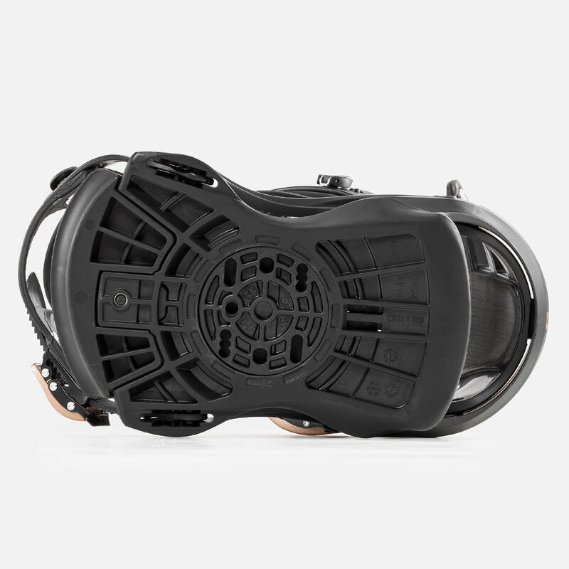 All mountain/freestyle snowboardbindingen SNB 500 zwart
