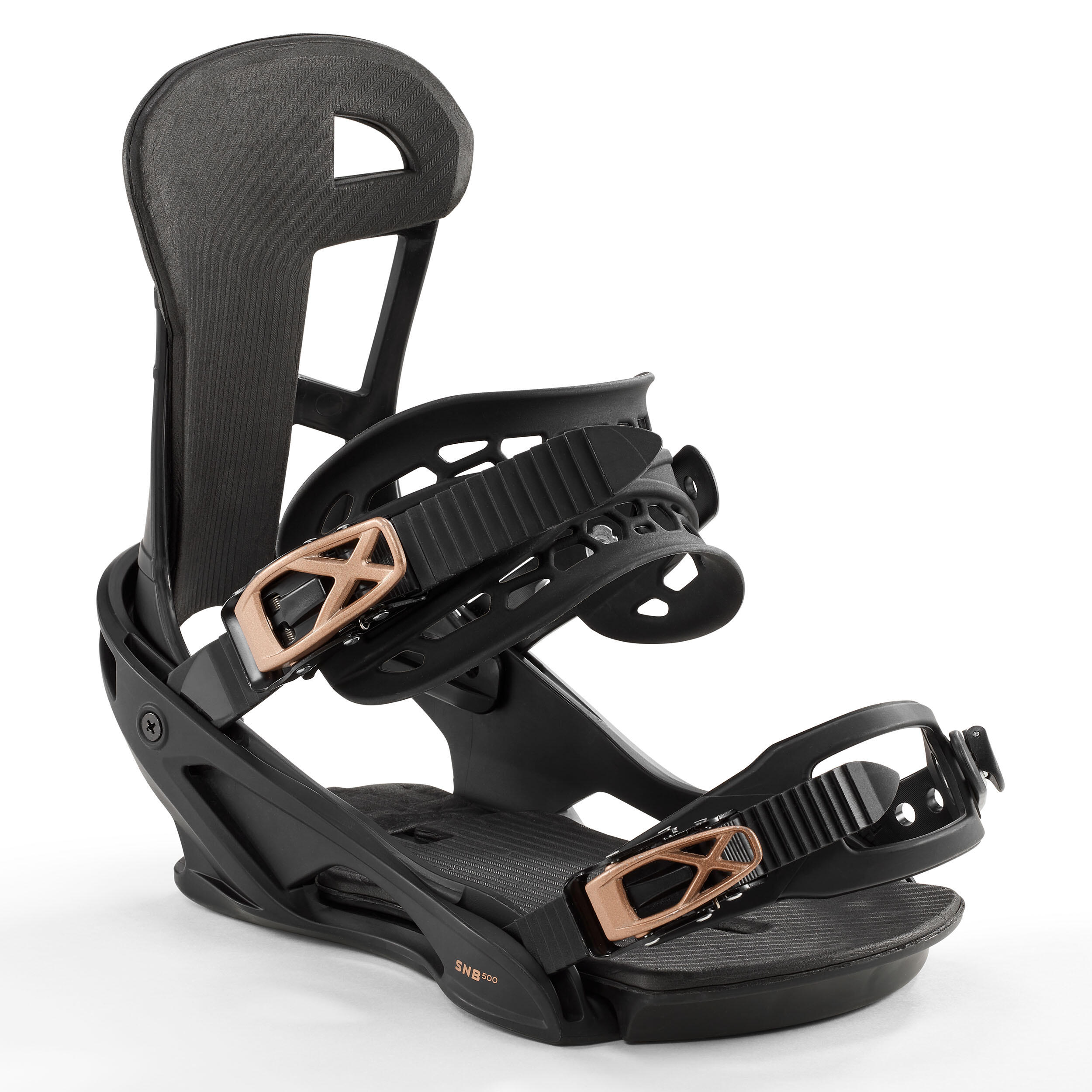 All mountain/freestyle snowboard bindings - SNB 500 black