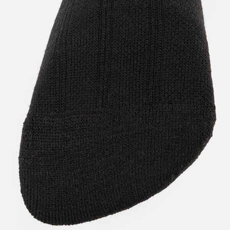 Suaugusiųjų slidinėjimo ir snieglenčių vilnonės kojinės „900 Wool“, juodos