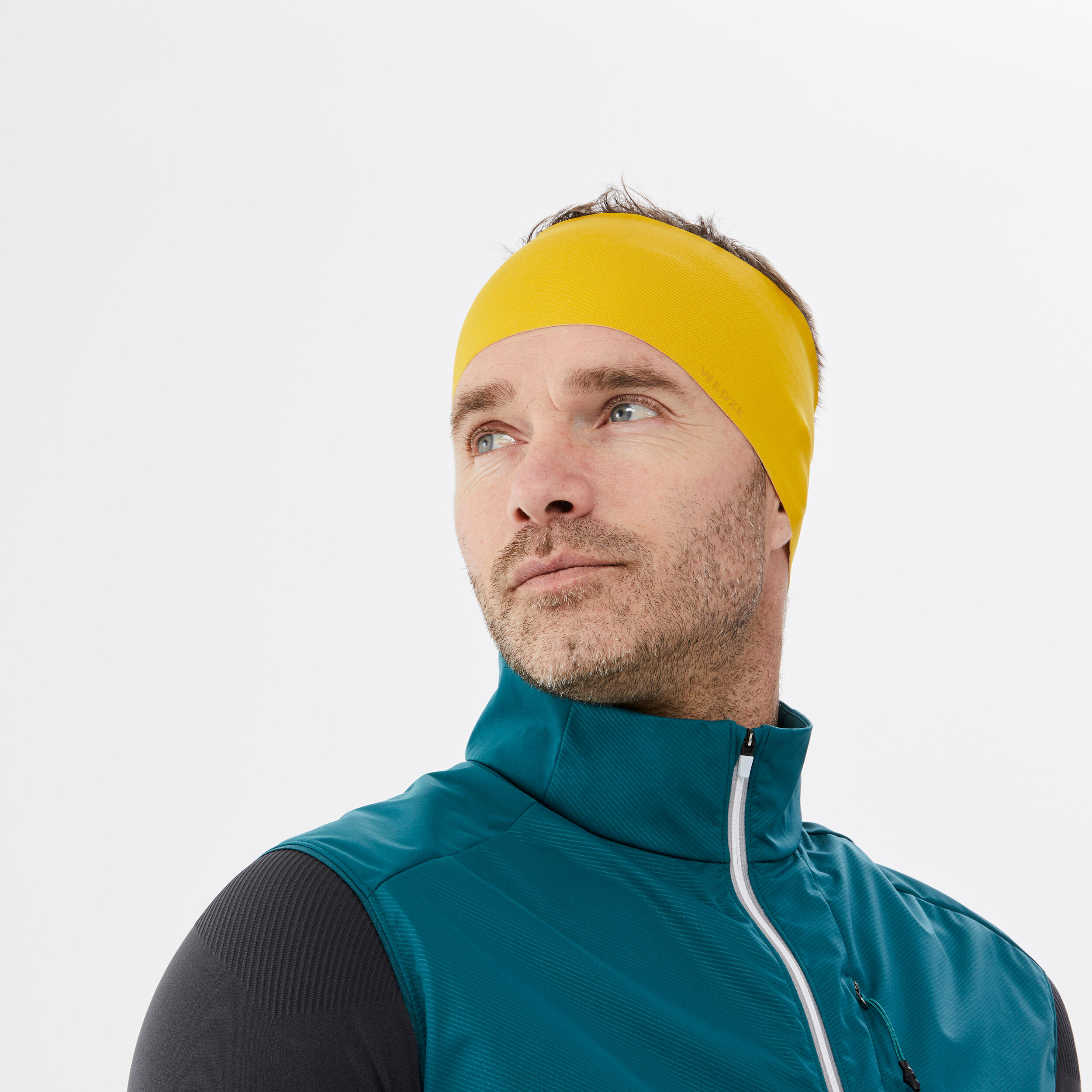 ADULT CROSS-COUNTRY SKIING HEADBAND - 500 - OCHRE 7/9