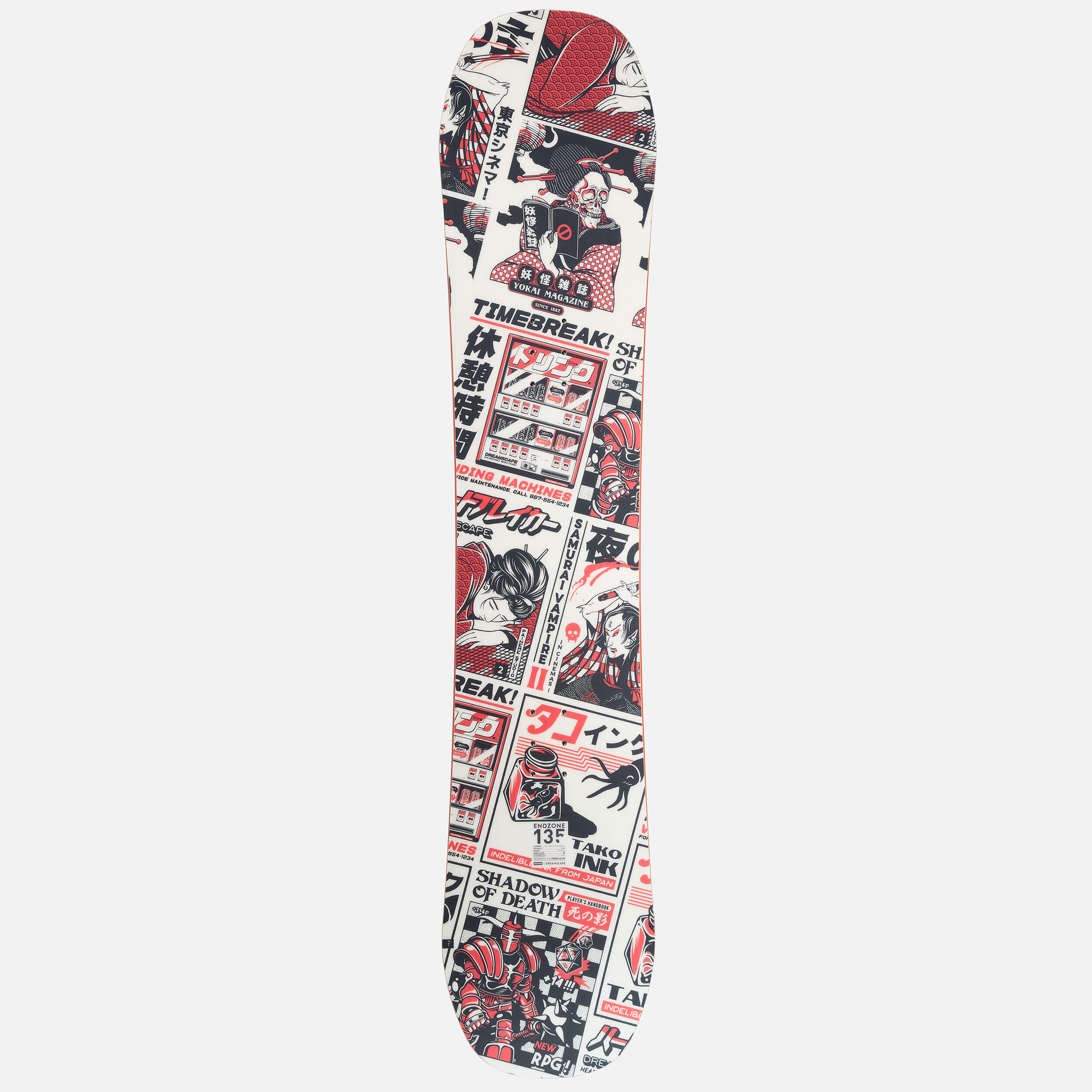Prancha de Snowboard de aluguer Júnior ENDZONE - 135 cm 3/8