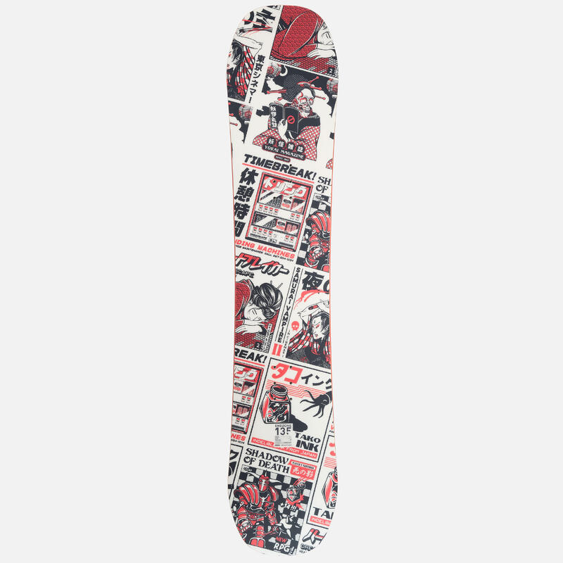 Prancha de Snowboard de aluguer Júnior ENDZONE - 135 cm