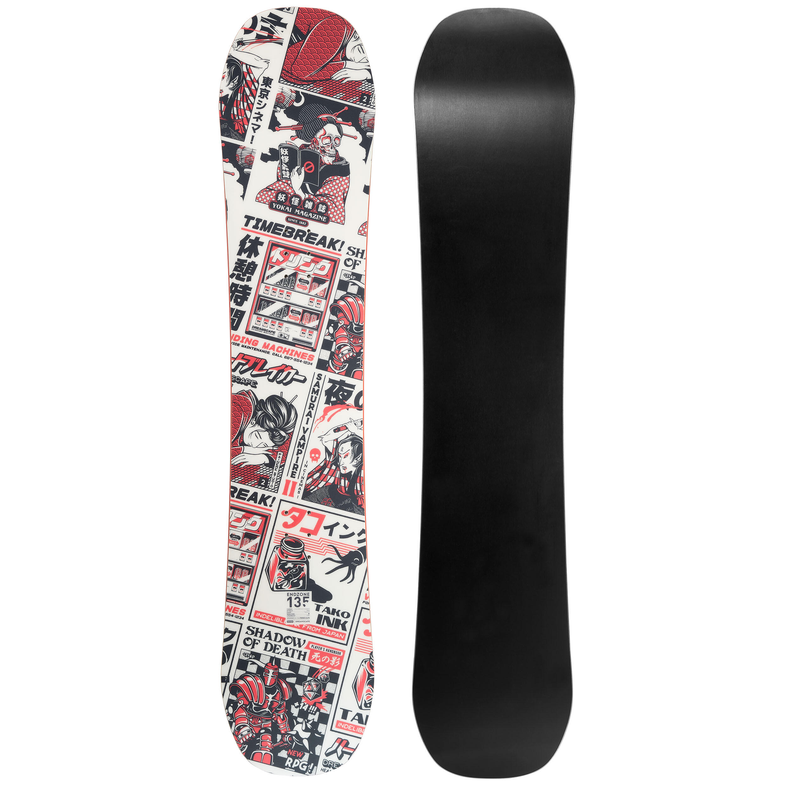 Prancha de Snowboard de aluguer Júnior ENDZONE - 135 cm 2/8