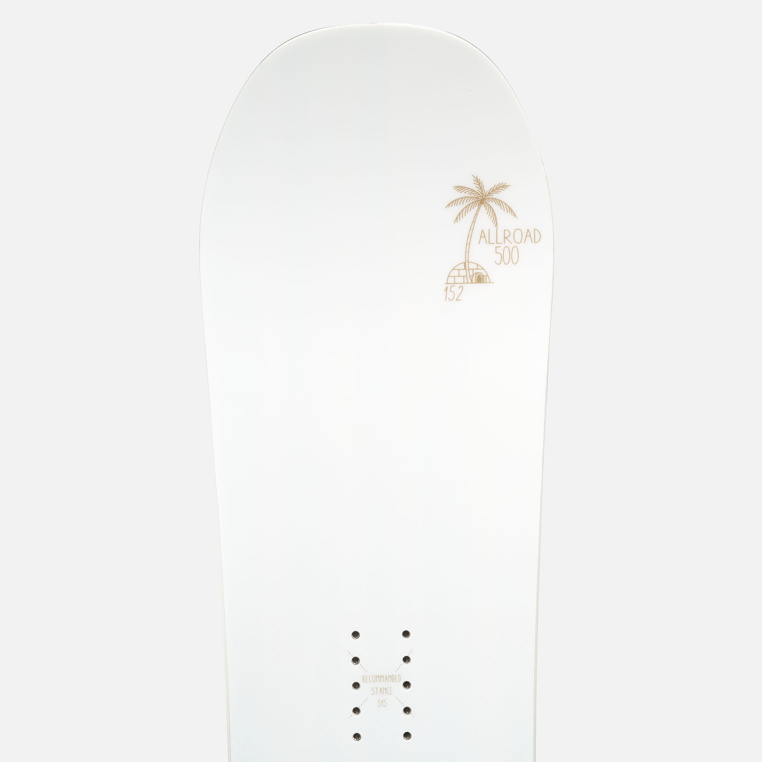 Planche à neige femme – Allroad 500 blanc/bleu - DREAMSCAPE