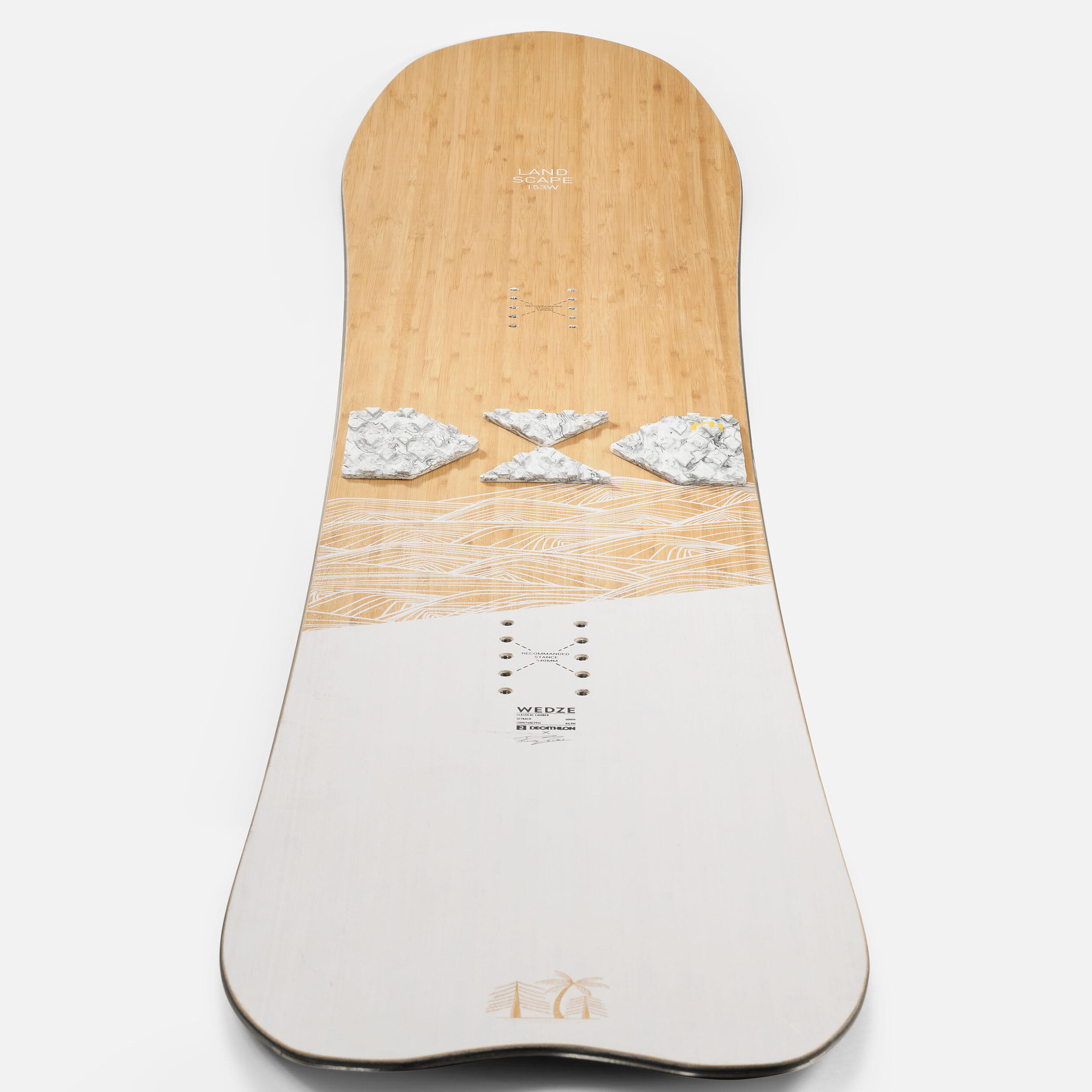 Wide anti-slip snowboard pad 6/7