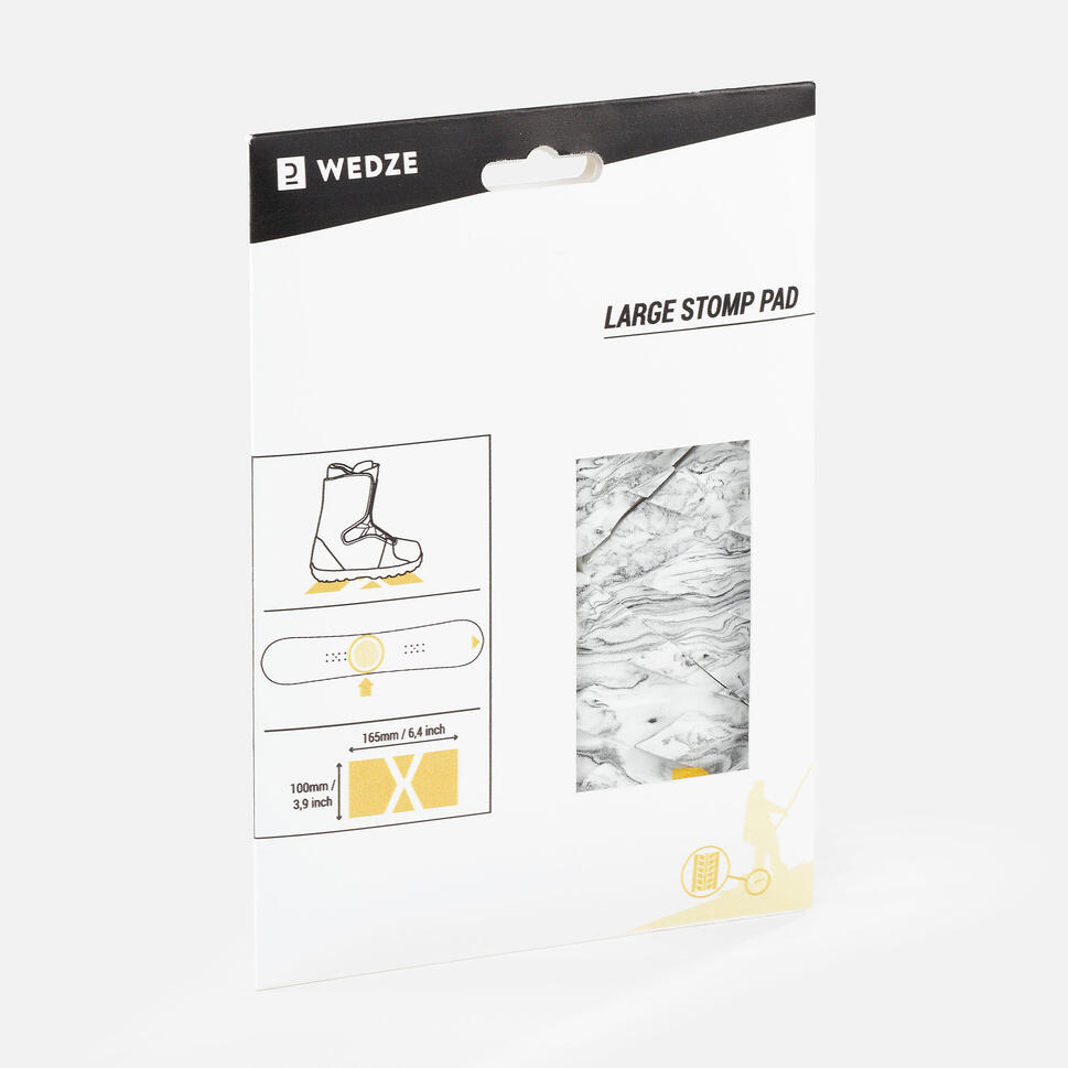 Snowboard Tahtası İçin Kaydırmaz Yapışkanlı Pedler - Büyük