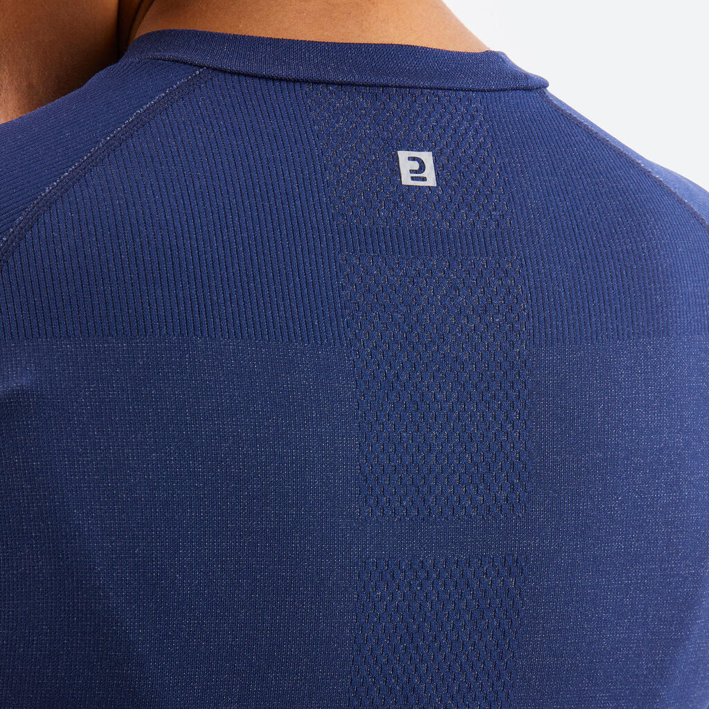 Dámske lyžiarske spodné termo tričko BL 180 hrejivé a priedušné bezšvové sivé