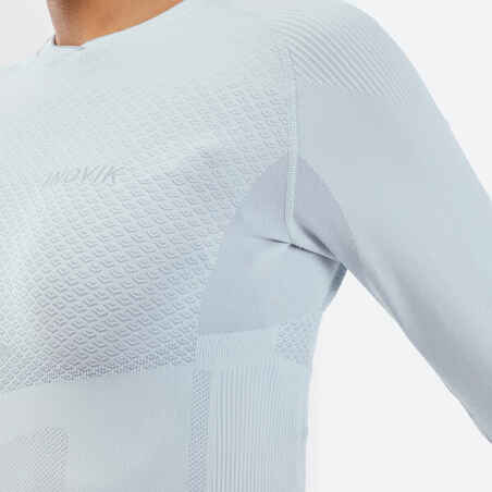 WOMEN’S THERMAL CROSS-COUNTRY SKI BASE LAYER 900 - LIGHT GREY