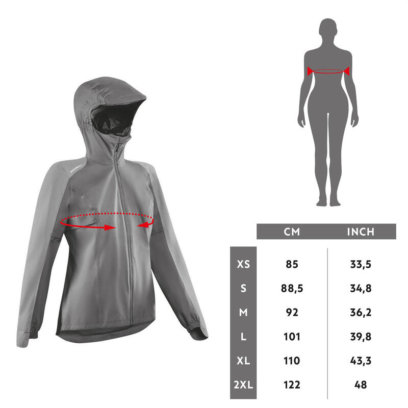 decathlon bike rain jacket