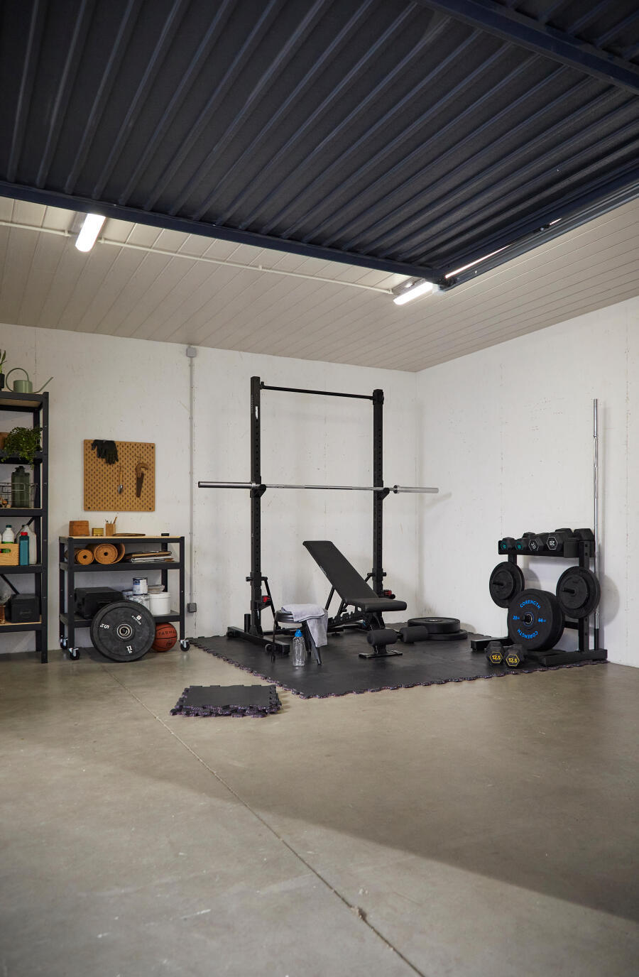 OPBERGREK VOOR GEWICHTEN EN STANGEN VOOR KRACHTTRAINING CORENGTH DOMYOS DECATHLON handleiding, reparatie