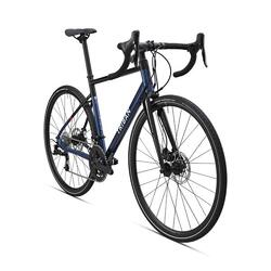 Bicicleta de carretera Triban RC 520 Disco 105 - Azul oscuro - Decathlon