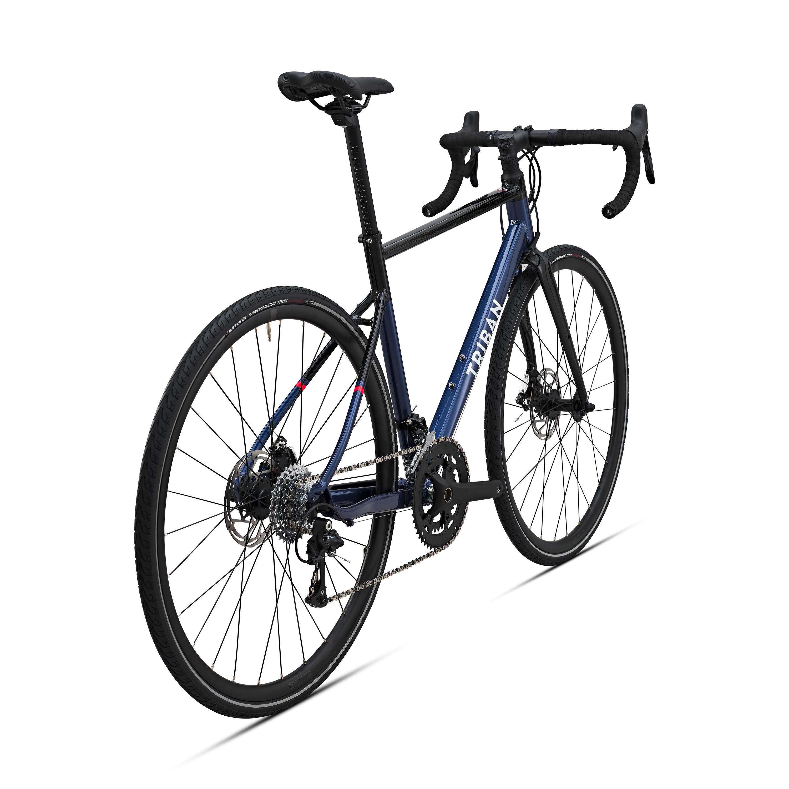VELO ROUTE CYCLOTOURISME - RC 520  MICROSHIFT 10V FEMME 3/8