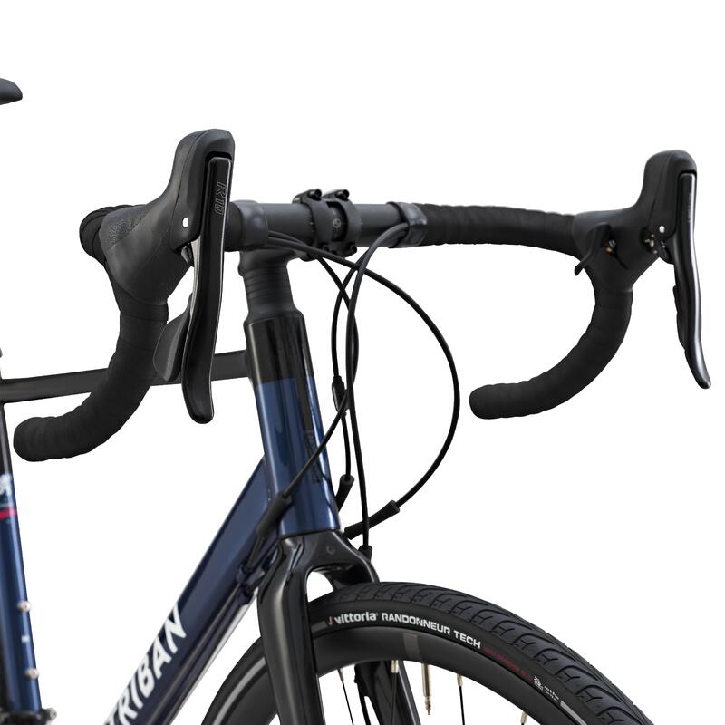 Bicicletă de șosea RC520 Microshift bleumarin damă