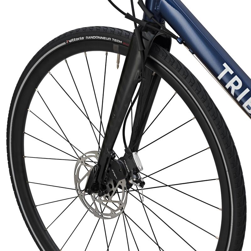 Bicicletă de șosea RC520 Microshift bleumarin damă