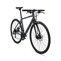 Women's Cycle Touring Road Bike RC120 Flatbar - Grey