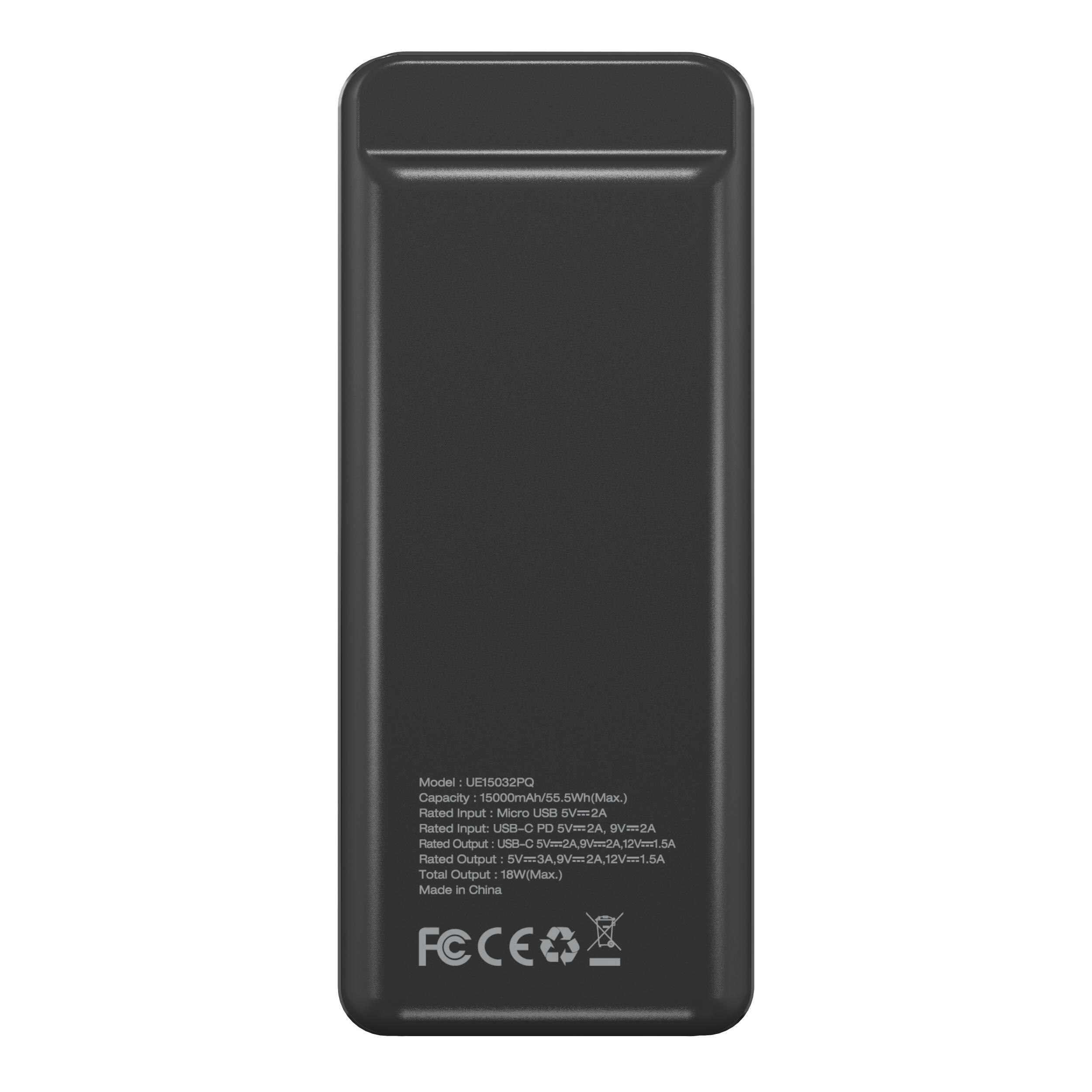 CARICATORE ESTERNO PORTATILE | 15000 mAh 3/15