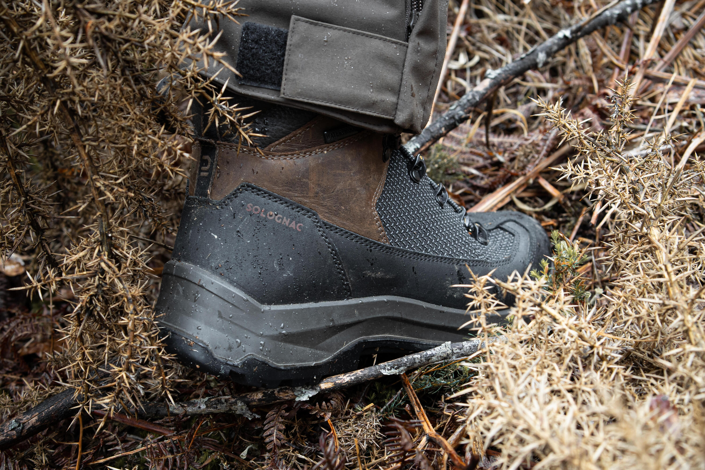 Jagdstiefel Crosshunt 520 wasserdicht strapazierfähig braun  11/12
