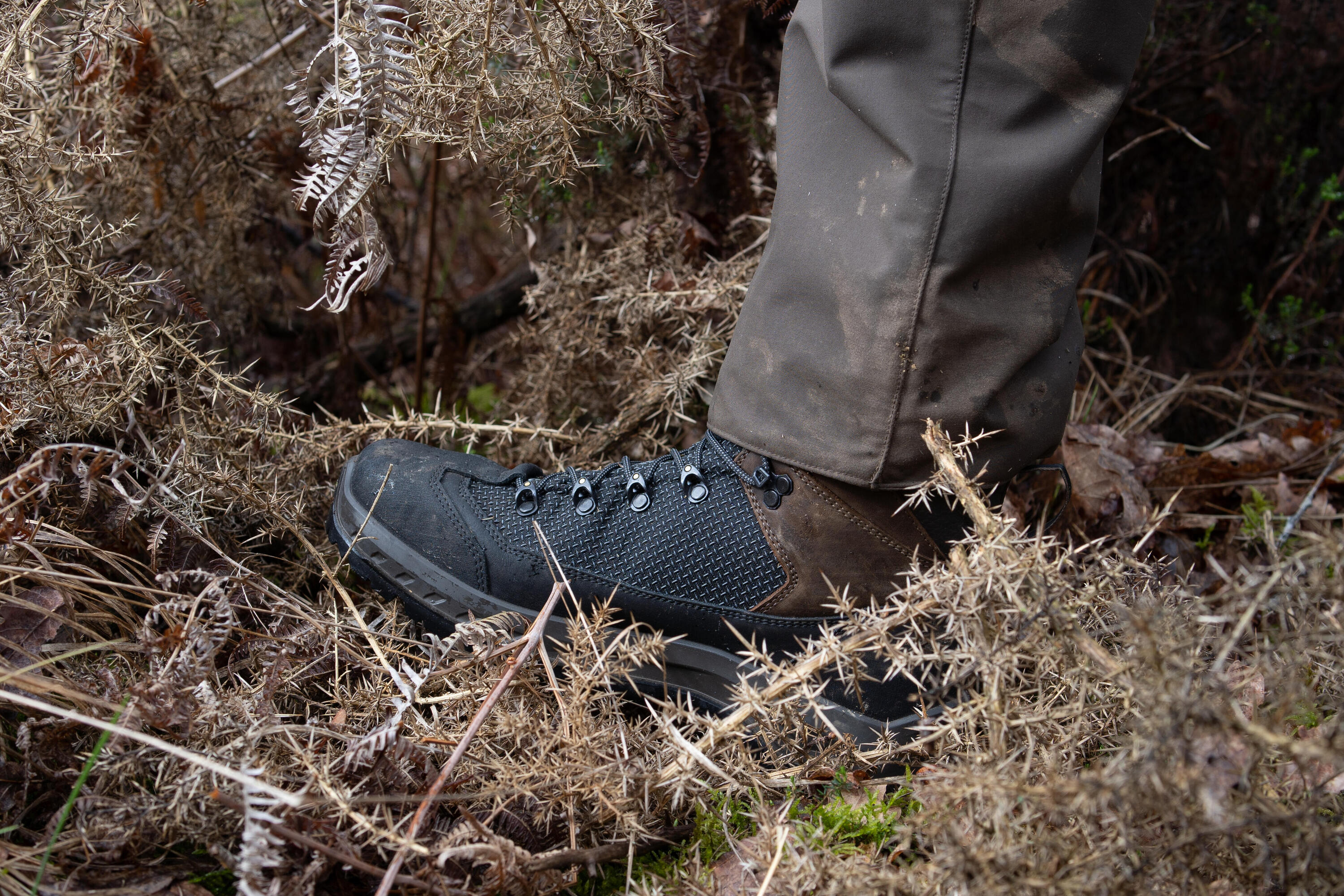 Jagdstiefel Crosshunt 520 wasserdicht strapazierfähig braun  12/12