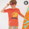 Kids Short sleeved Surfing UV Top mango smile