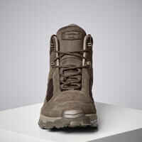 LIGHTWEIGHT DURABLE HUNTING BOOTS SPORTHUNT 500 - BEIGE