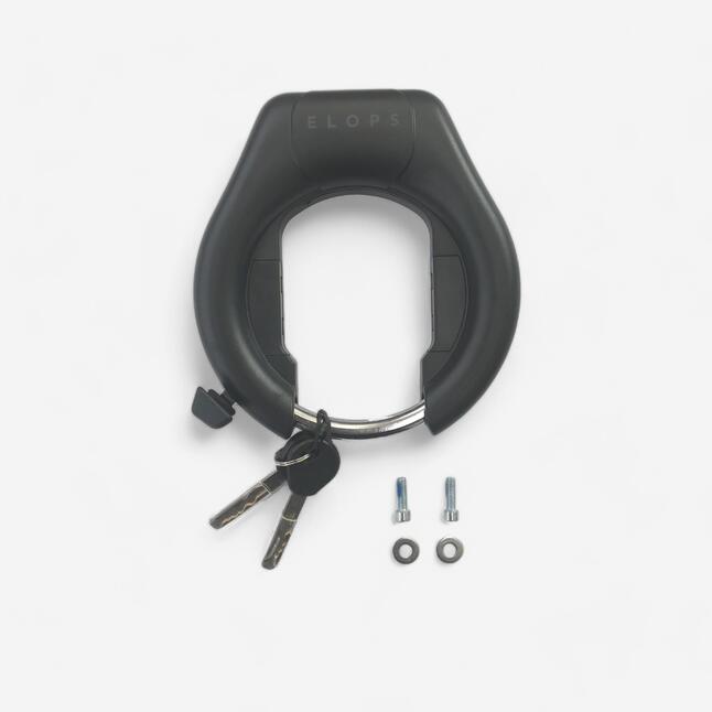 Rear Loading Electric Longtail Cargo Bike Lock R500 ART2 ELOPS Decathlon