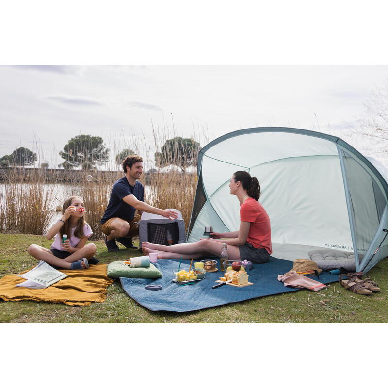 Camping Shelter with Poles - 4 person - Arpenaz 4P