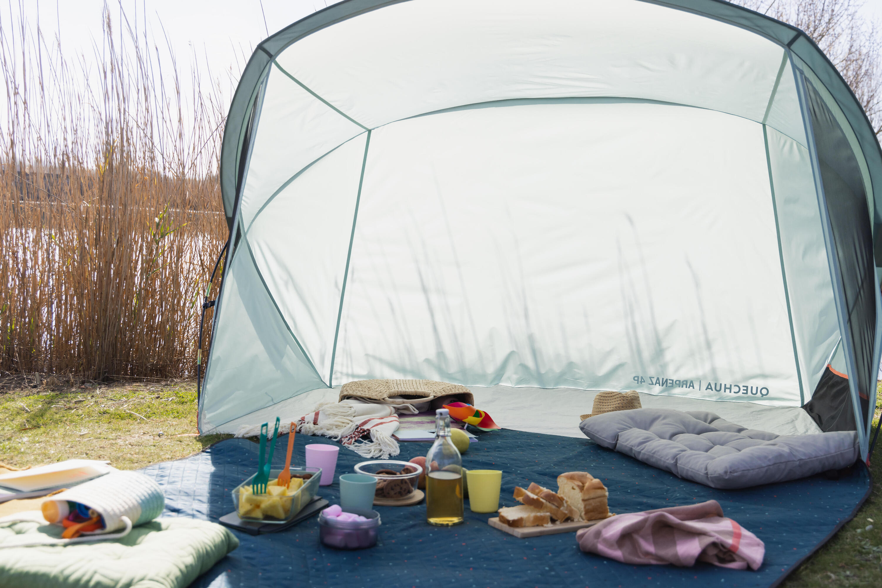 Abri à arceaux de camping - 4 places - Arpenaz 4P 14/16