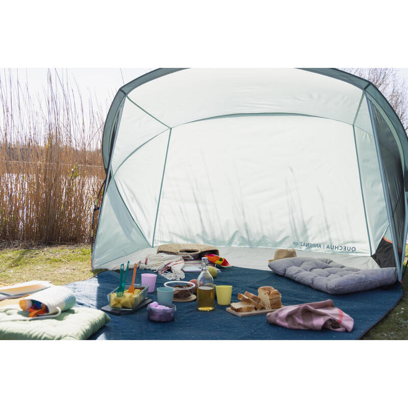 Camping Shelter with Poles - 4 person - Arpenaz 4P