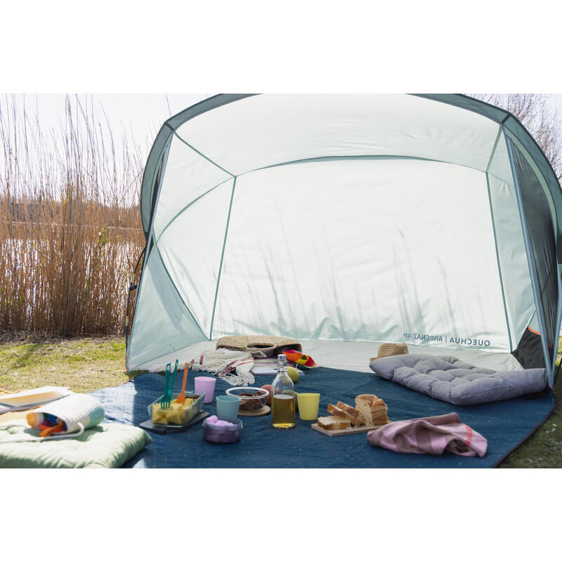 Shelter tent met boogstokken 4 personen Arpenaz 4P