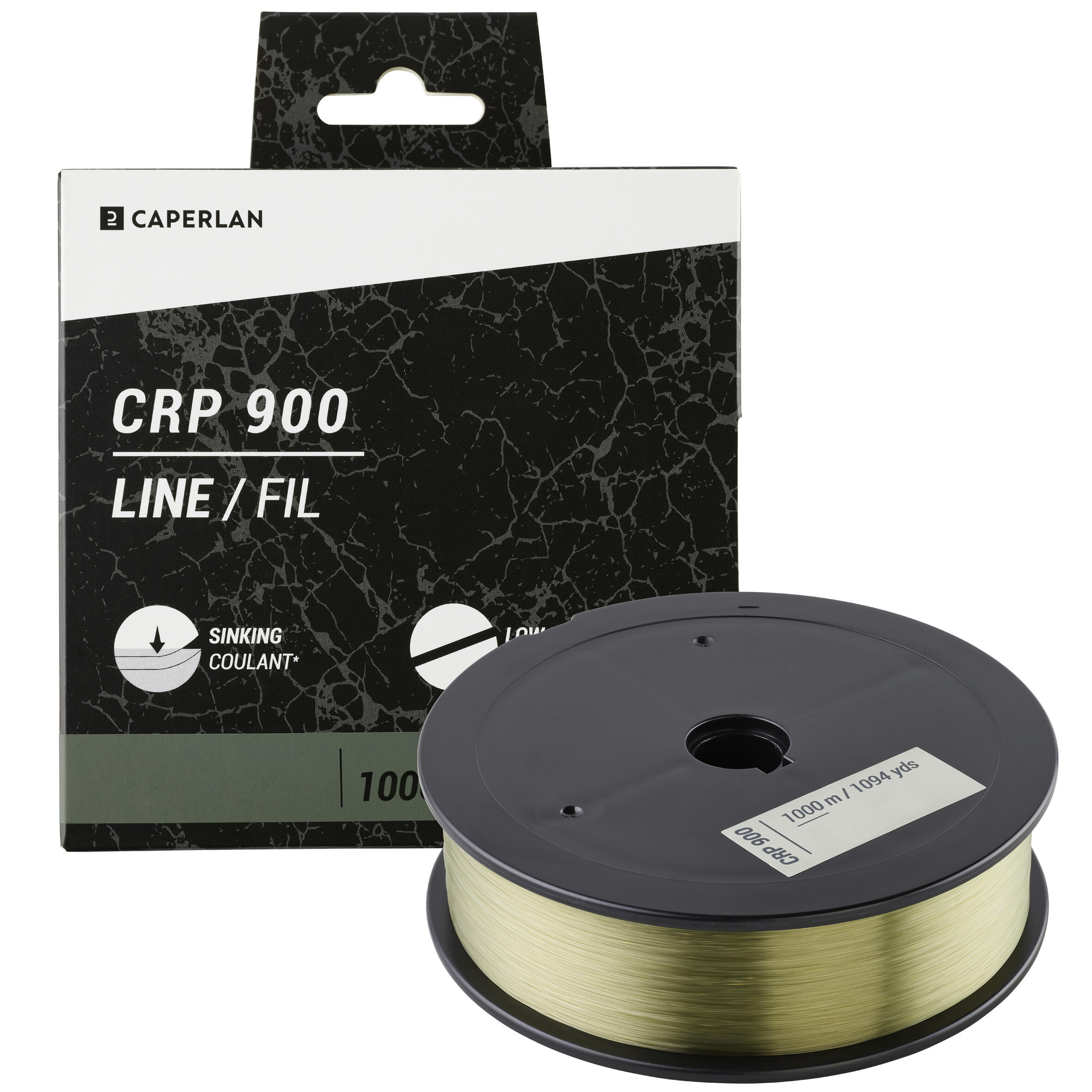 CAPERLAN CARP FISHING LINE CRP 900 TRANSPARENT KHAKI 1000m