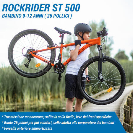 Verhuur van Kindermountainbike EXPL 500 oranje 26