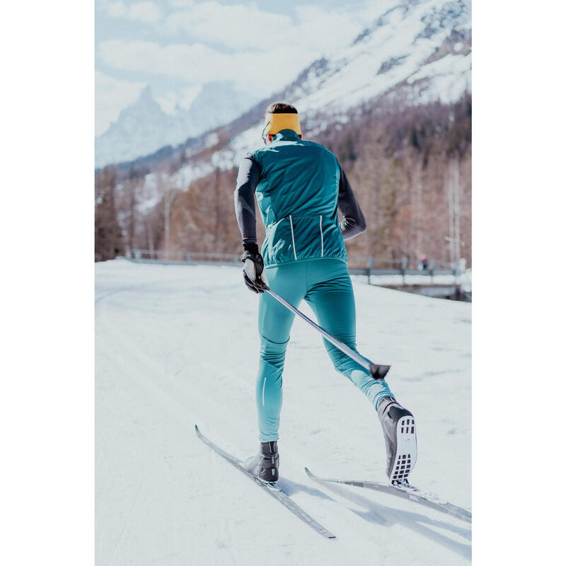 GILET DE SKI DE FOND 500 HOMME - VERT