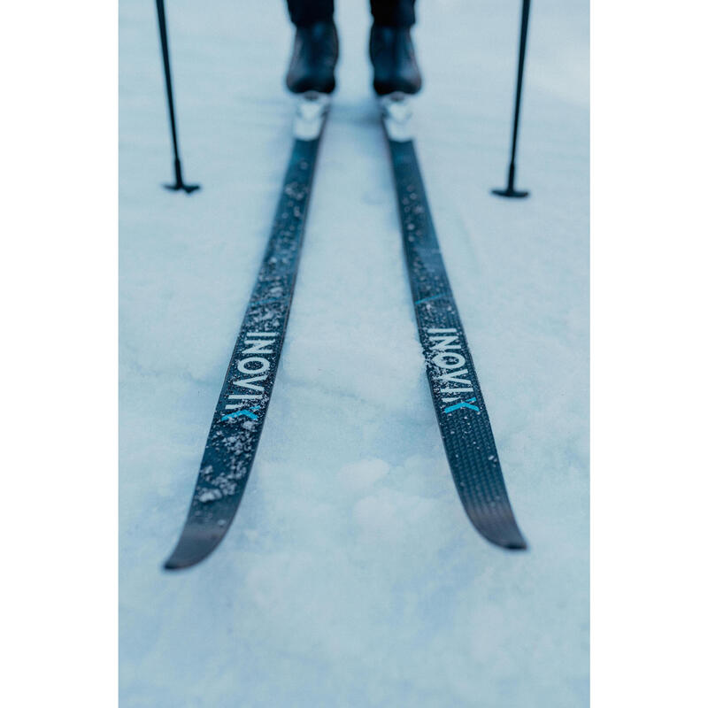 Ski de fundo clássico 900 com peles Arco MEDIUM + Fixação Rottefella Xcelerator