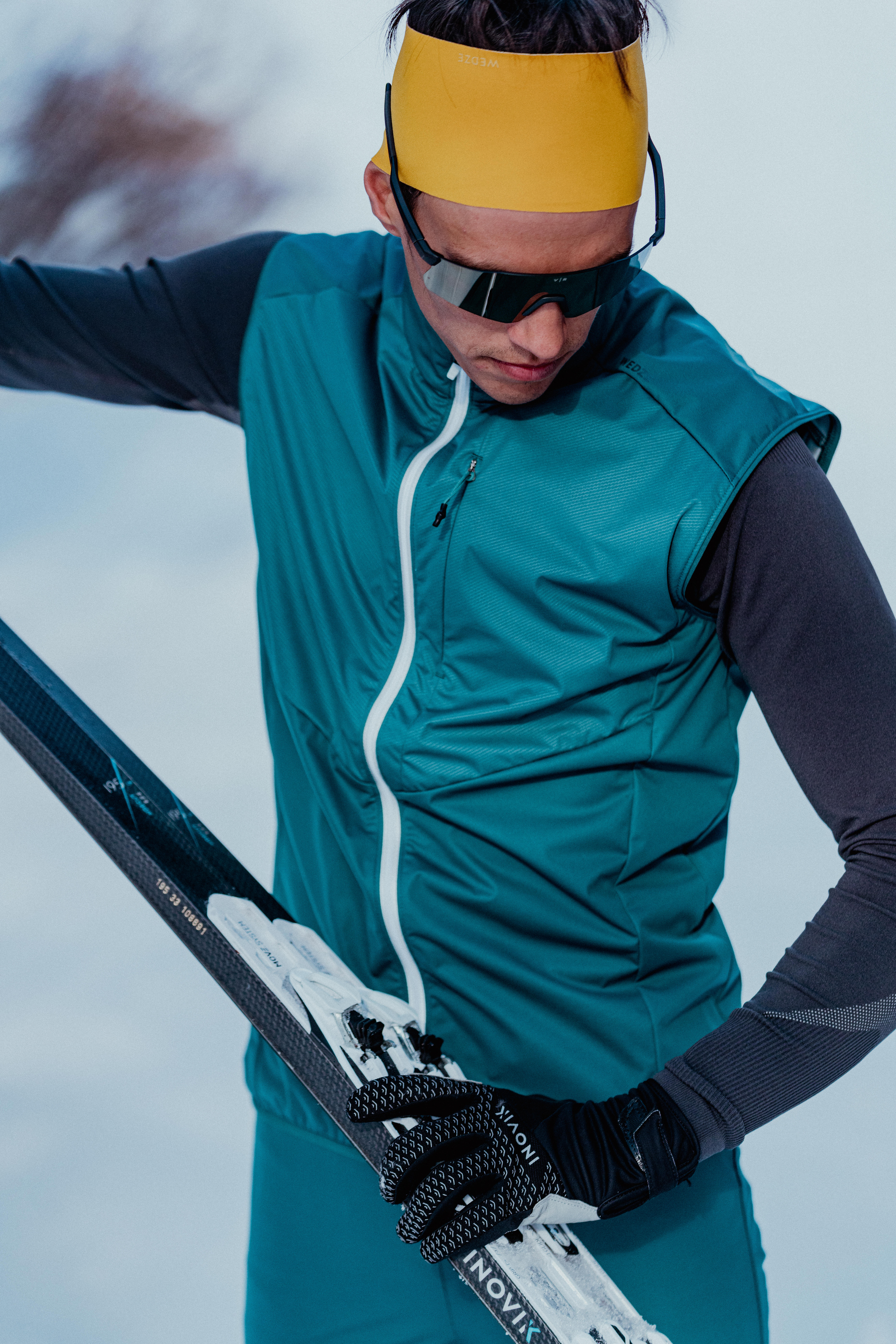 Couche de base de ski de fond thermique homme – XC S 900 noir - Gris  carbone, Gris acier - Inovik - Décathlon