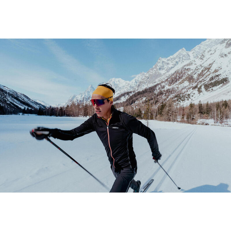 TSHIRT DE SKI DE FOND 500 HOMME - OCRE