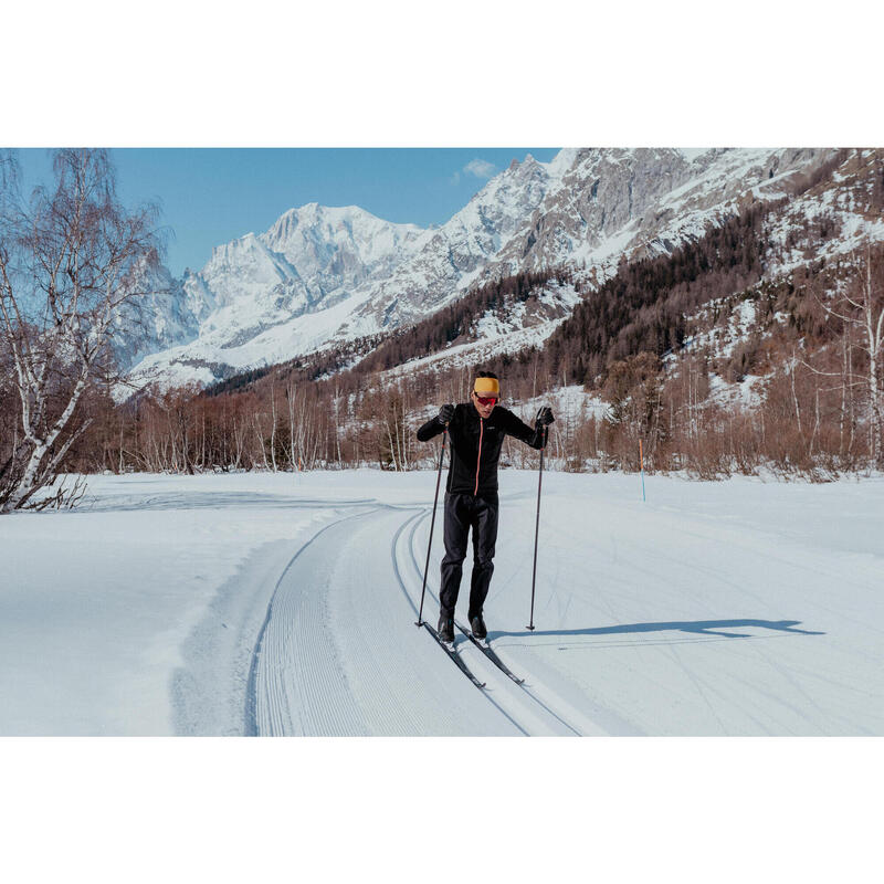 Surpantalon de ski de fond noir XC S OVERP 900 - Homme