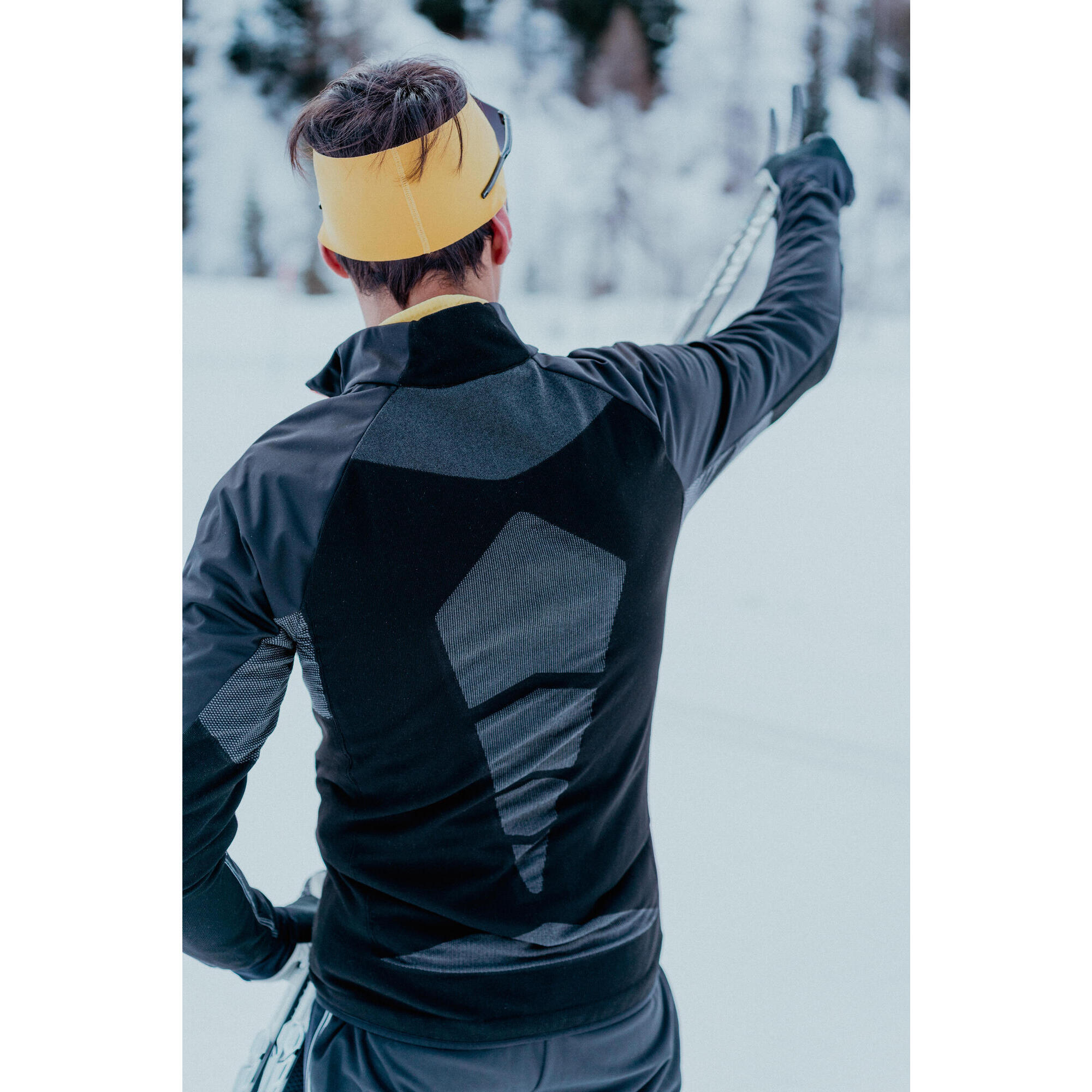 Veste ski de fond noir XC S JKT 900 HOMME INOVIK Decathlon