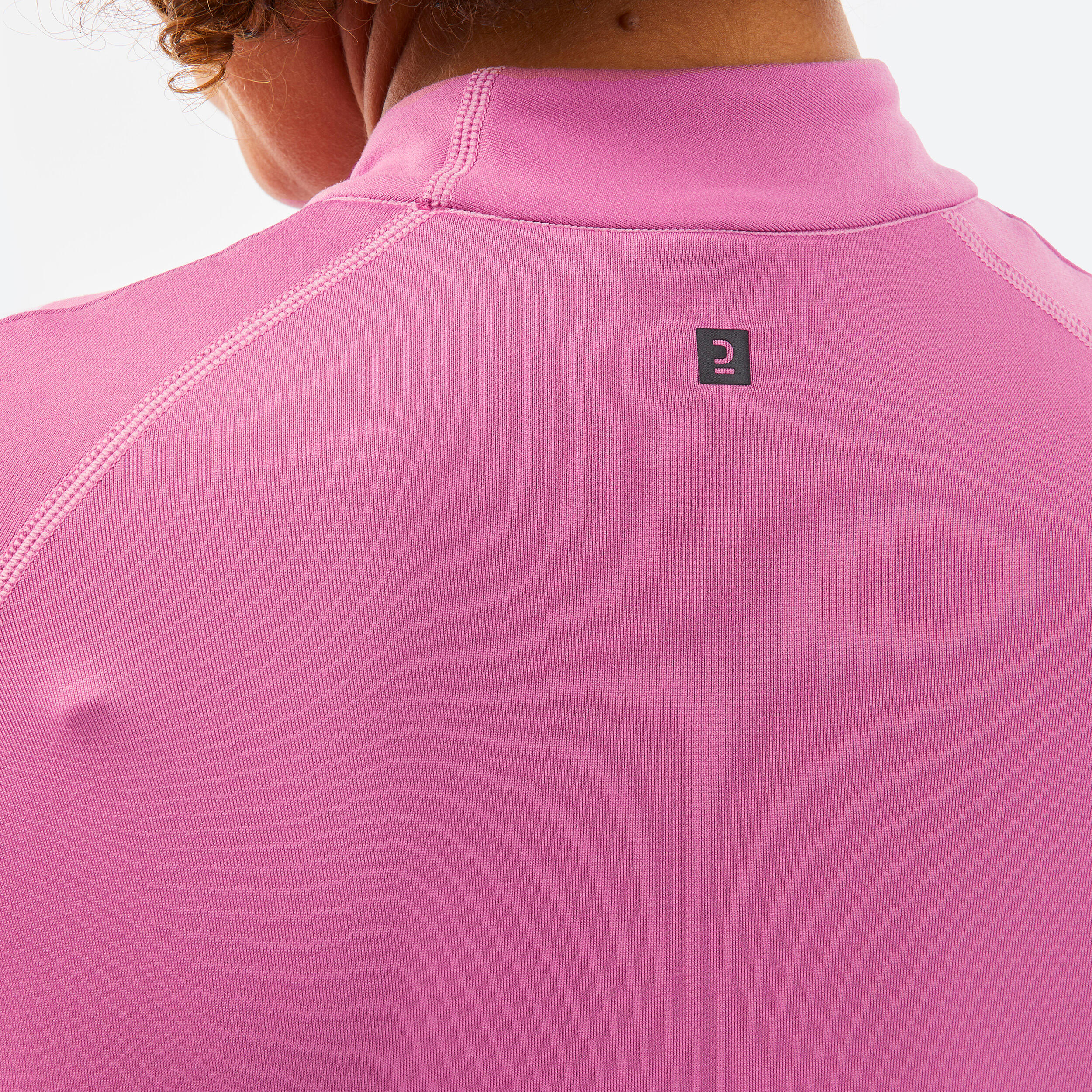 Women’s Warm and Breathable Turtleneck Base Layer Ski Top - BL500 - Pink 5/5